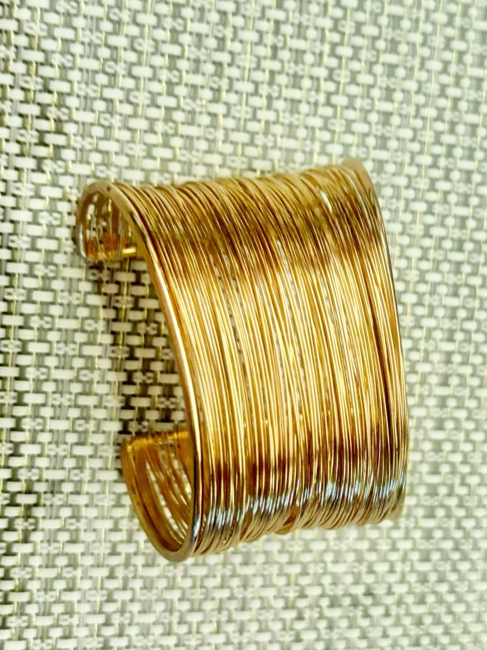 Gold Multi-Wire Cuff Bracelet - Women Jewelry